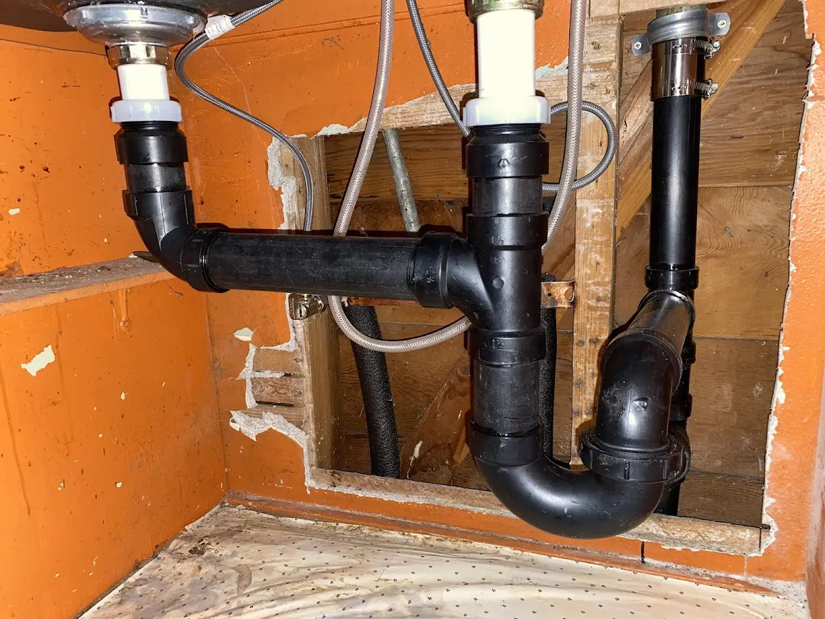 Professional Repiping Services equipment and tools on the job in Orrington